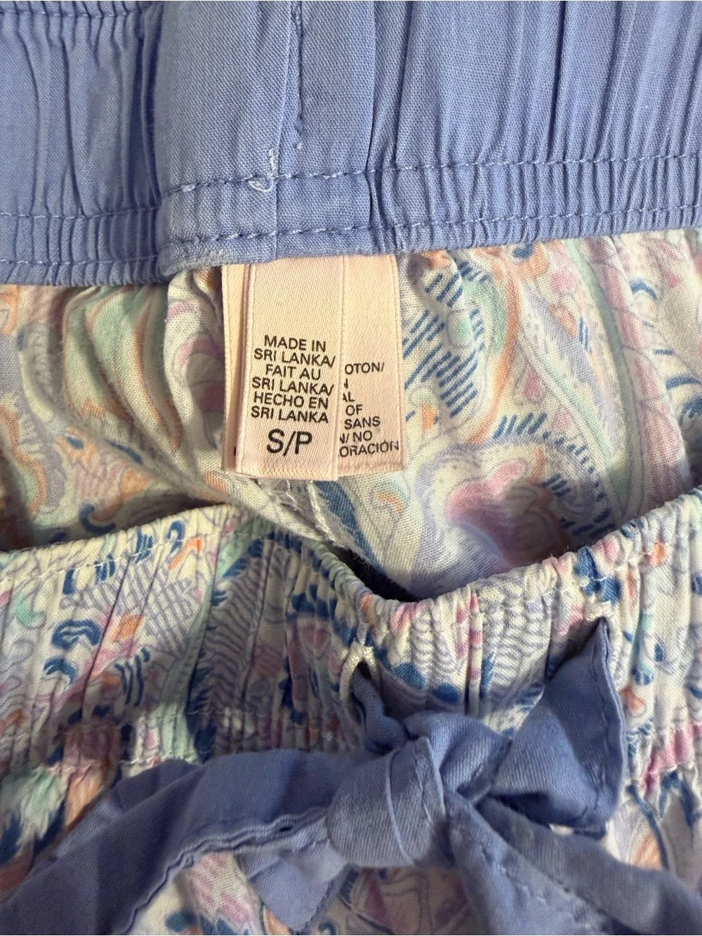 Victoria's Secret VS Mayfair Pastel Paisley Y2K Women's Pajama Set Size Small